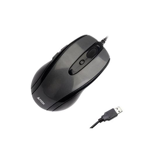 Мишка A4Tech N-708X Glossy Grey