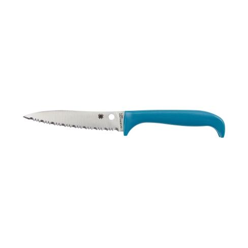 Нож Spyderco Counter Puppy Serrated Blue