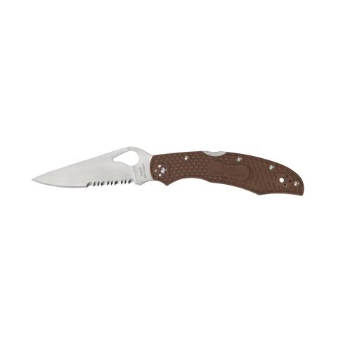 Нож Spyderco Byrd Cara Cara 2 Serrator Brown