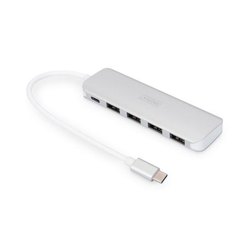 Концентратор Digitus USB Type-C, 4xUSB 3.0 (DA-70242-1)