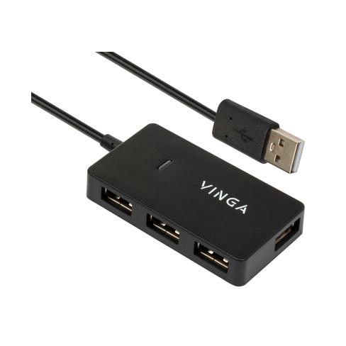 Концентратор Vinga USB2.0 to 4*USB2.0 HUB