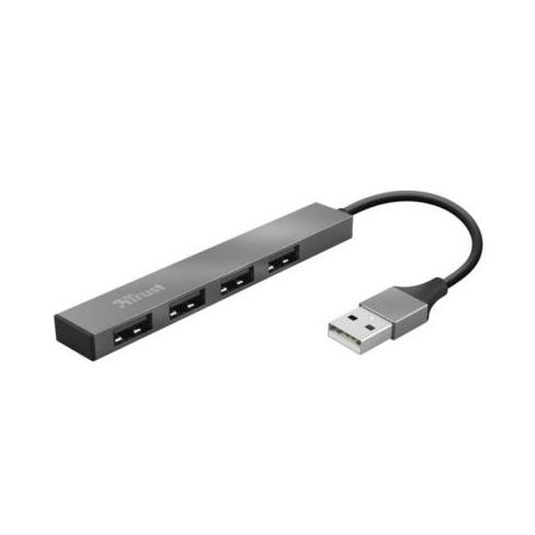Концентратор Trust Halyx Aluminium 4-Port Mini USB Hub (23786_TRUST)
