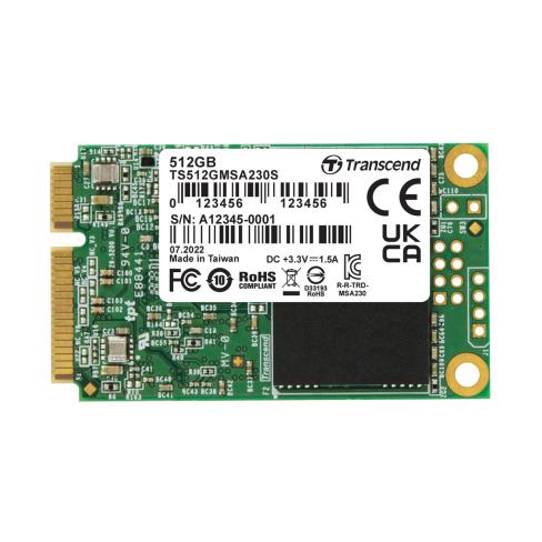 Накопитель SSD mSATA 512GB Transcend