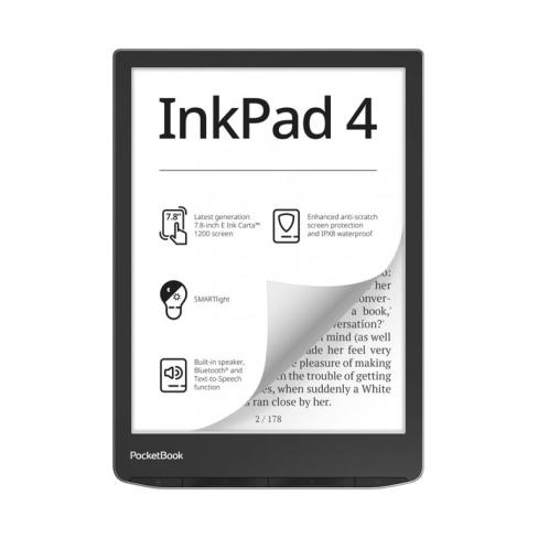 Электронная книга Pocketbook 743G InkPad 4, Stardust Silver (PB743G-U-CIS)