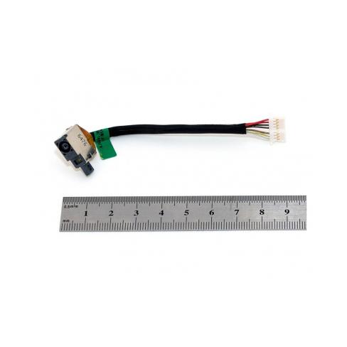 Разъем питания ноутбука с кабелем HP PJ976 (4.5mm x 3.0mm + center pin), 8(7)-pin, 11 см