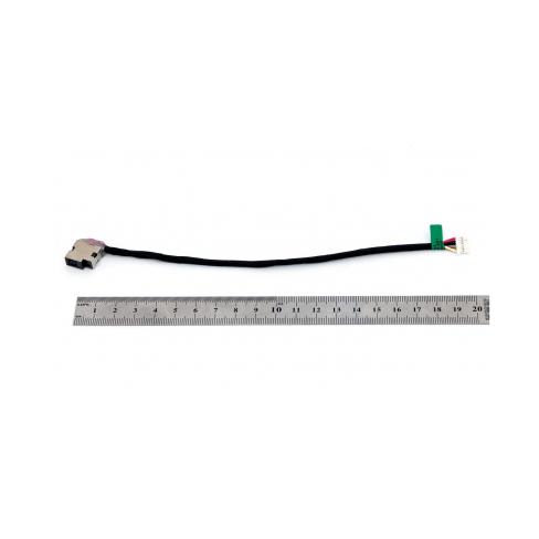 Разъем питания ноутбука с кабелем HP PJ969 (4.5mm x 3.0mm + center pin), 8(7)-pin, 18 см