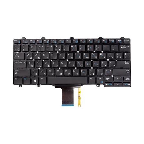 Клавіатура ноутбука Dell Latitude E5270/E7270 черн подсв