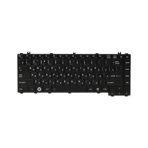 Клавіатура ноутбука PowerPlant TOSHIBA Satellite L600 черный, черный фрейм