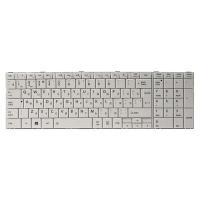 Клавіатура ноутбука PowerPlant TOSHIBA Satellite C850, C870 белый, белый фрейм (KB311781)