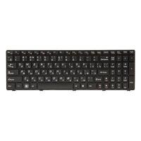 Клавиатура ноутбука PowerPlant Lenovo G580, N580 черный, черный фрейм (KB311071)