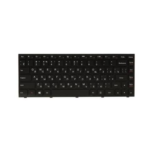 Клавіатура ноутбука PowerPlant Lenovo B40-30, G40-30 черный, черный фрейм