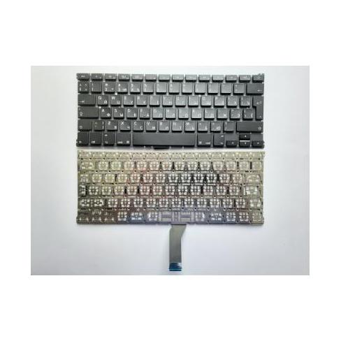 Клавіатура ноутбука Apple Macbook Air 13.3" A1369(2011+),A1466 черная,подсв