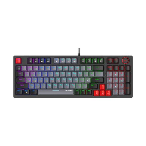 Клавиатура GamePro MK120B LED Red Switches USB Black