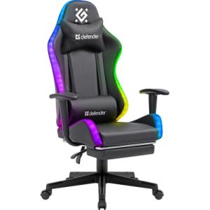 Крісло ігрове Defender Watcher RGB Black (64334)