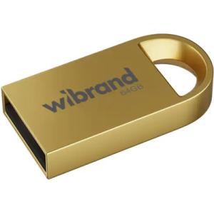 USB флеш накопитель Wibrand 64GB lynx Gold USB 2.0 (WI2.0/LY64M2G)