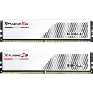 Модуль пам'яті для комп'ютера DDR5 32GB (2x16GB) 5200 MHz Ripjaws S5 Matte White G.Skill (F5-5200J4040A16GX2-RS5W)