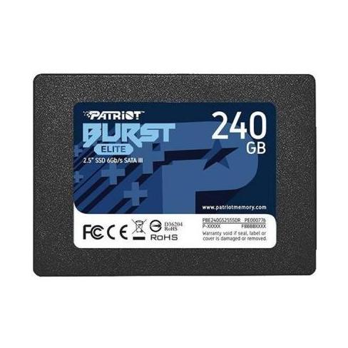 Накопитель SSD 2.5" 240GB Burst Elite Patriot