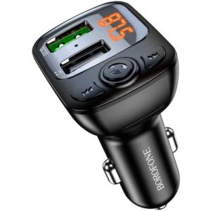 FM модулятор BOROFONE BC41, Black, Box