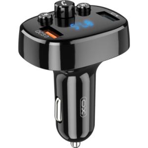 FM модулятор XO XO-BCC03 Car Charger 18W Bluetooth+QC3.0 Quick Charger Black (XO-BCC03)
