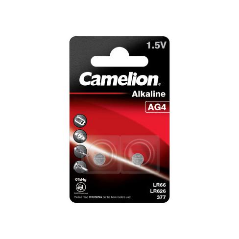Батарейка AG4 / LR66 Alkaline * 2 Camelion (AG4-BP2)