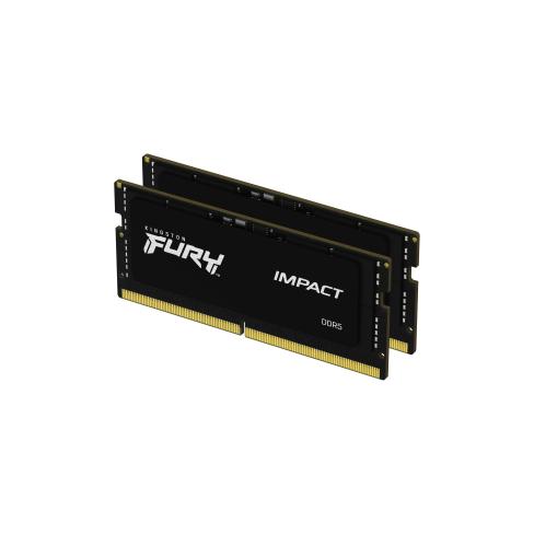 Модуль пам'яті для ноутбука SoDIMM DDR5 16GB (2x8GB) 4800 MHz FURY Impact Kingston Fury (ex.HyperX) (KF548S38IBK2-16)