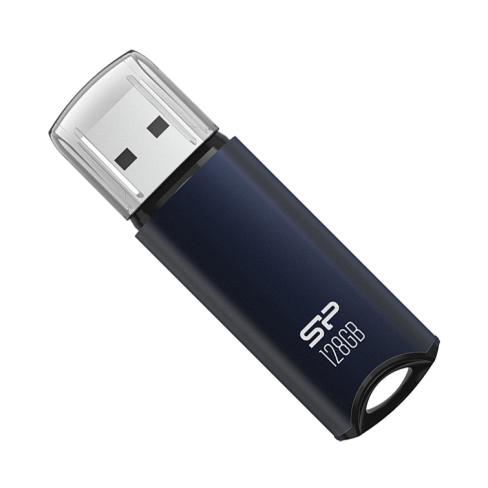 USB флеш накопичувач Silicon Power USB 128GB SILICON POWER usb3.2 Marvel M02 Aluminum Blue