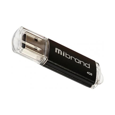 USB флеш накопичувач Mibrand 4GB Cougar Black USB 2.0 (MI2.0/CU4P1B)