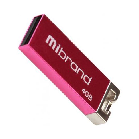 USB флеш накопичувач Mibrand 4GB Сhameleon Pink USB 2.0 (MI2.0/CH4U6P)