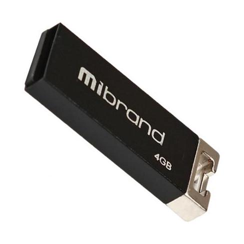 USB флеш накопичувач Mibrand 4GB Сhameleon Black USB 2.0 (MI2.0/CH4U6B)