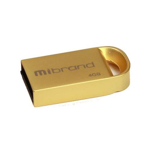 USB флеш накопичувач Mibrand 4GB lynx Gold USB 2.0 (MI2.0/LY4M2G)