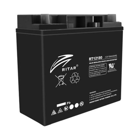Батарея к ИБП Ritar AGM RT12180B, 12V-18Ah, Black