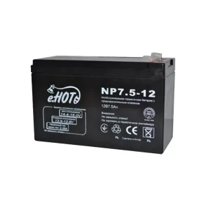 Батарея до ДБЖ Enot 12В 7.5 Ач (NP7.5-12)