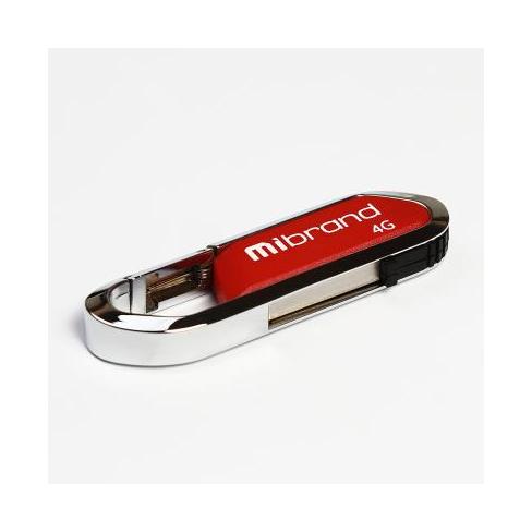 USB флеш накопичувач Mibrand 4GB Aligator Red USB 2.0 (MI2.0/AL4U7DR)