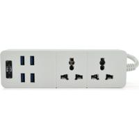 Мережевий фільтр живлення Voltronic TВ-Т07, 2роз, 4*USB White (ТВ-Т07-White)