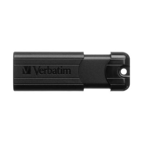 USB флеш накопичувач Verbatim 64GB PinStripe Black USB 3.0
