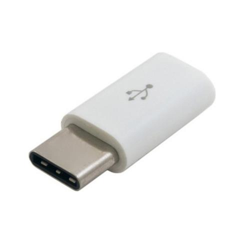 Перехідник Lapara USB 3.1 Type-C male to Micro USB female OTG (LA-Type-C-MicroUSB-adaptor white)