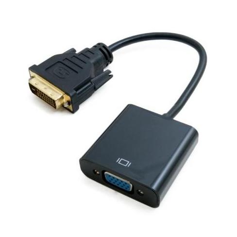 Перехідник DVI-D Dual Link (Male)-VGA (Female), 0.15 m Extradigital