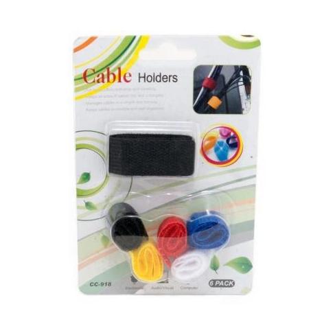 Держатель для кабеля Extradigital Cable Holders CC-918 (Color Set) * 6