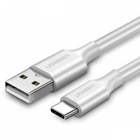 Дата кабель USB-C to USB-C 1.5m US300 5A USB2.0 White Ugreen (US300/80370)