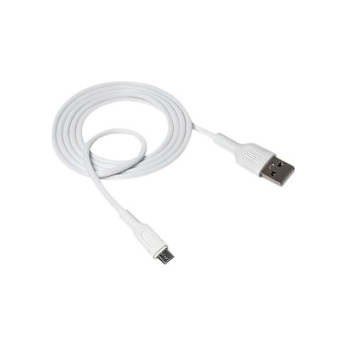 Дата кабель USB 2.0 AM to Micro 5P 1.0m NB212 2.1A White XO (XO-NB212m-WH)