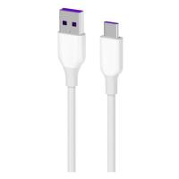 Дата кабель USB 2.0 AM to Type-C 1.0m Glow white 2E (2E-CCAC-WH)