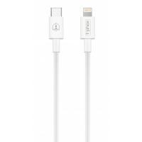Дата кабель USB Type-C to Lightning 1.0m White T-Phox (T-CL834)