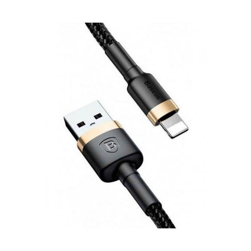 Дата кабель USB 2.0 AM to Lightning 2.0m 1.5A gold-black Baseus (CALKLF-CV1)