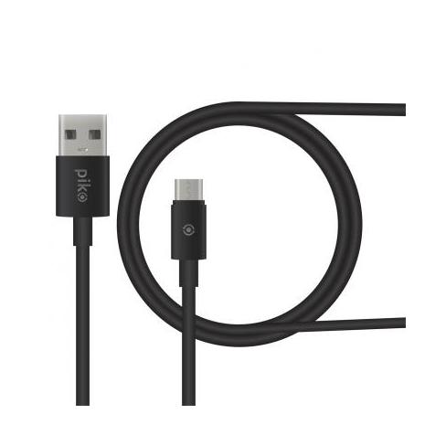 Дата кабель USB 2.0 AM to Micro 5P 2.0m black Piko