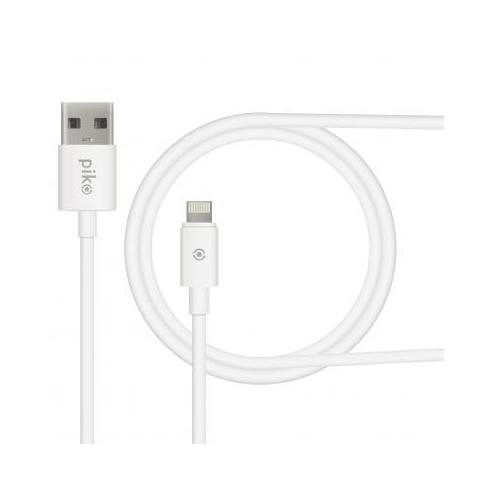 Дата кабель USB 2.0 AM to Lightning 2.0m white Piko
