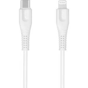 Дата кабель USB Type-C to Lightning 1.2m MFI White Canyon (CNS-MFIC4W)