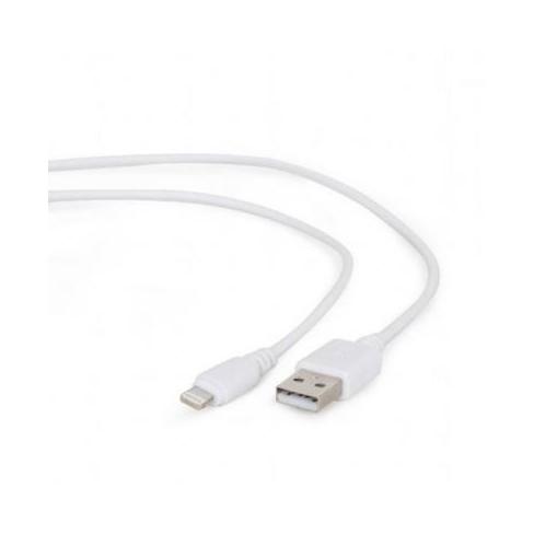 Дата кабель USB 2.0 AM to Lightning 0.1m Cablexpert (CC-USB2-AMLM-W-0.1M)