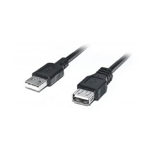 Дата кабель USB 2.0 AM/AF 3.0m Pro black REAL-EL