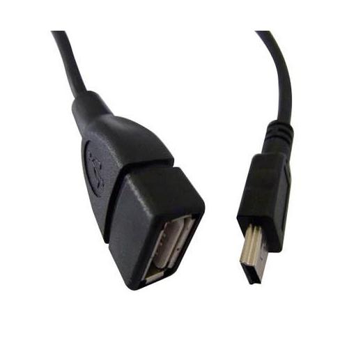 Дата кабель OTG USB 2.0 AF to Mini 5P 0.8m Atcom