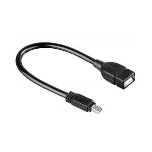 Дата кабель OTG USB 2.0 AF to Mini 5P 0.1m Atcom